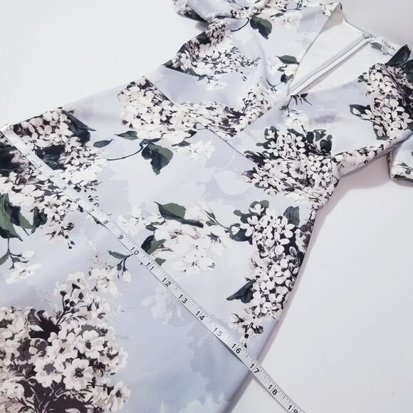 LOVER Floral Print Midi Sheath Dress - Picture 7 of 14